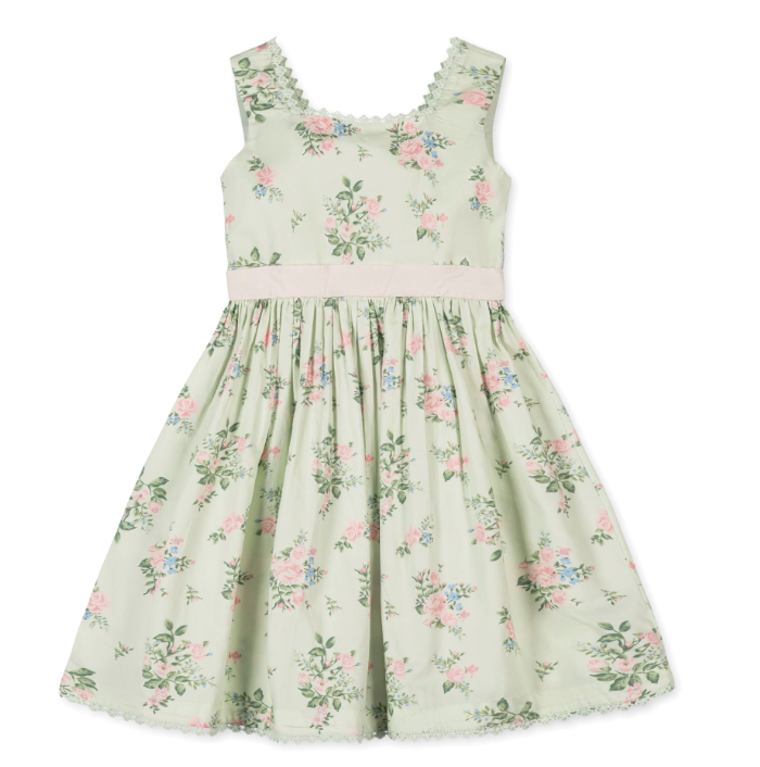 Organic Sateen Party Dress | Chateau Floral