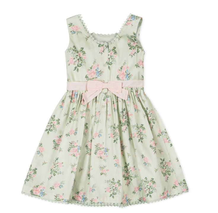 Organic Sateen Party Dress | Chateau Floral