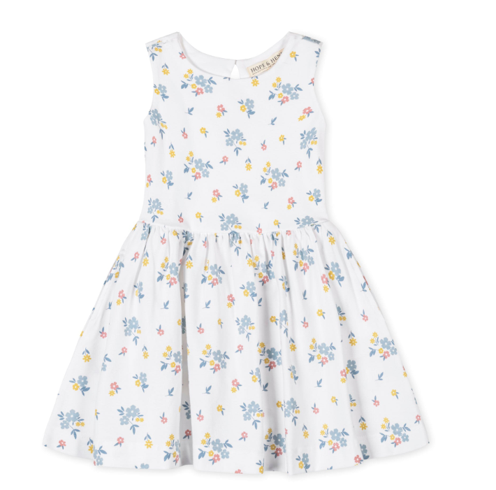 Organic Knit Tank Dress | Sunlit Multi Floral