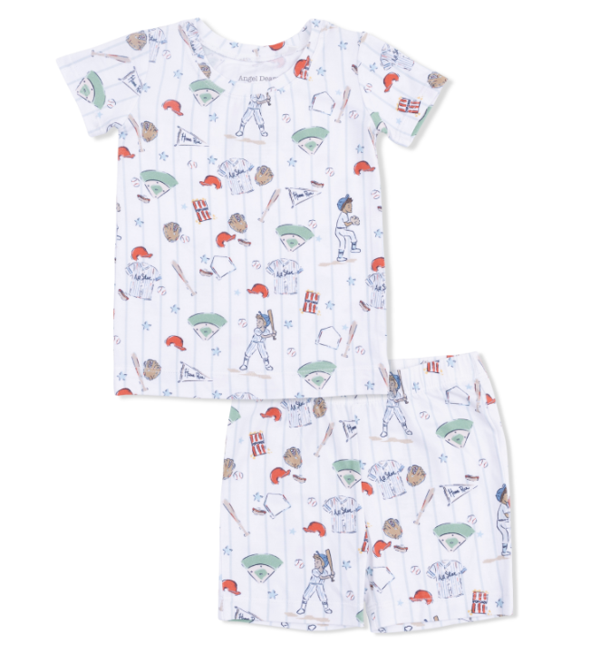 Loungewear Short Set | Home Run Baseball