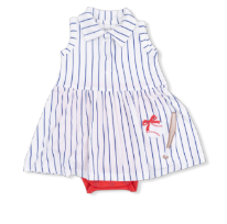 Polo Tennis Dress | Striped Baseball