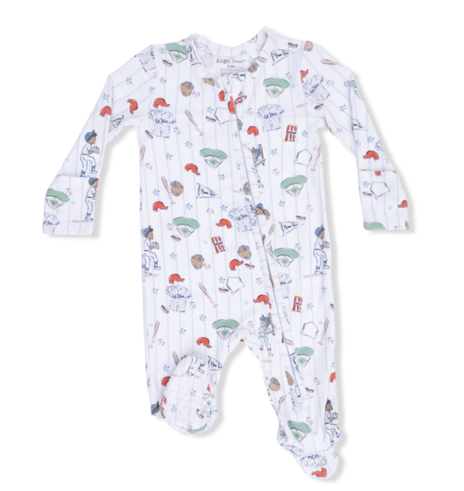 Two Way Zipper Footie | Home Run Baseball