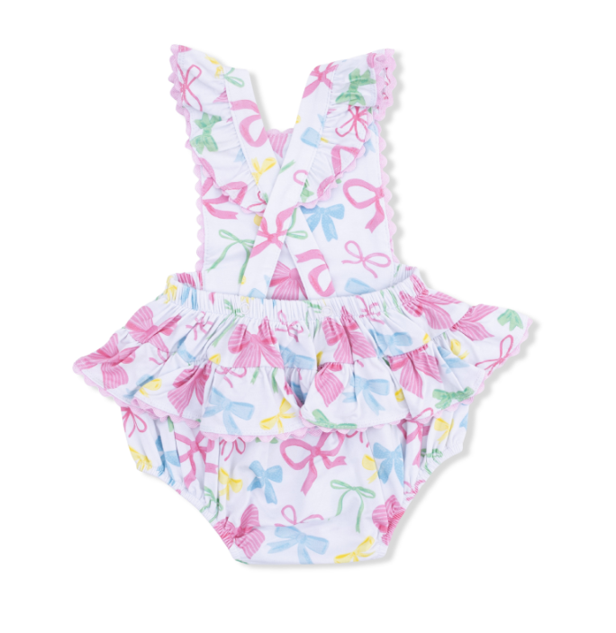 Ric Rac Ruffle Sunsuit | Sweet Bows
