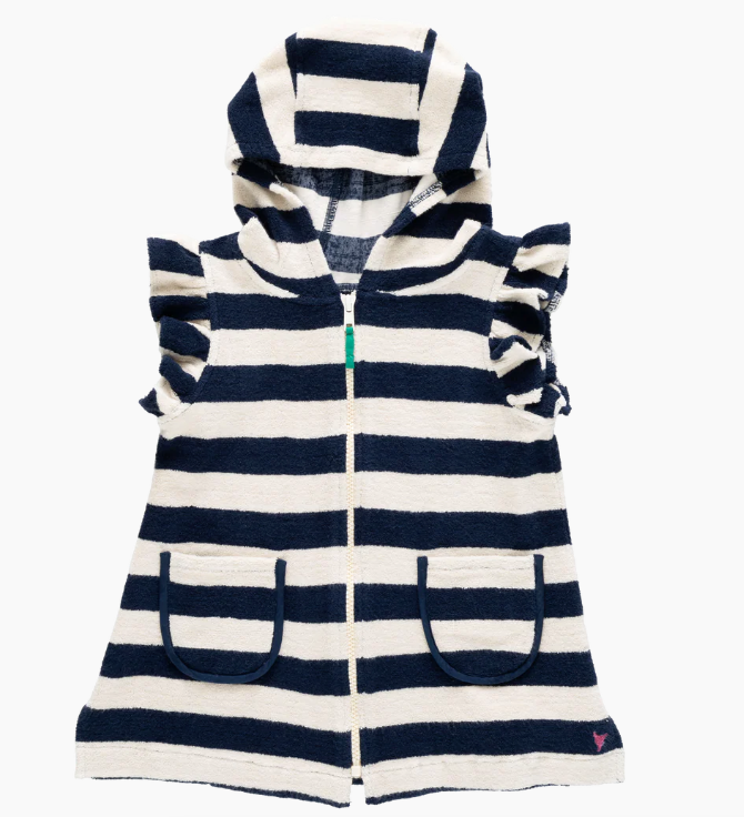 Terry Coverup | Wide Blue Stripe