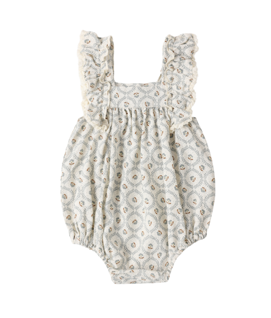 Maya Romper | Green Fleur