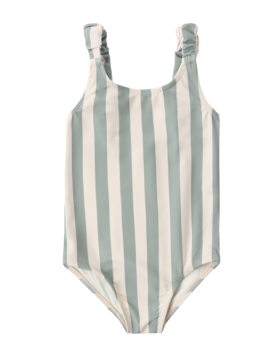 Scrunch One Piece | Green Stripe