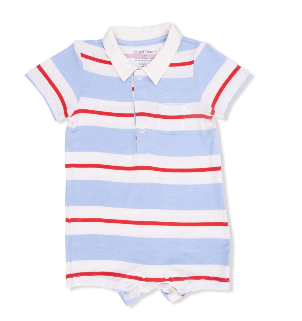 Polo Shortie Romper | Preppy Rugby