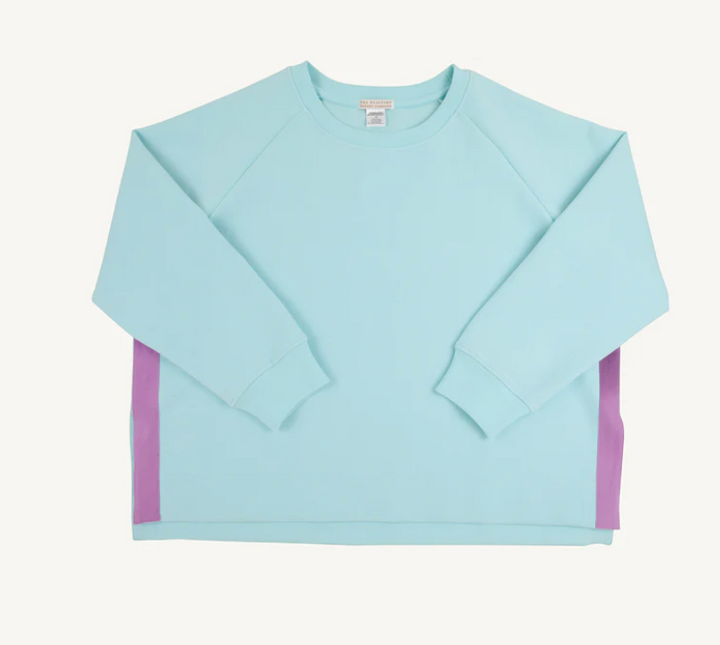 Prepletic Courtney's Cozy Crewneck | Edisto Egg Blue /High Valley Violet