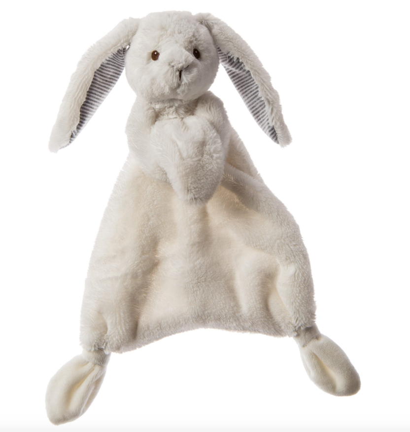 White Silky Bunny Lovey