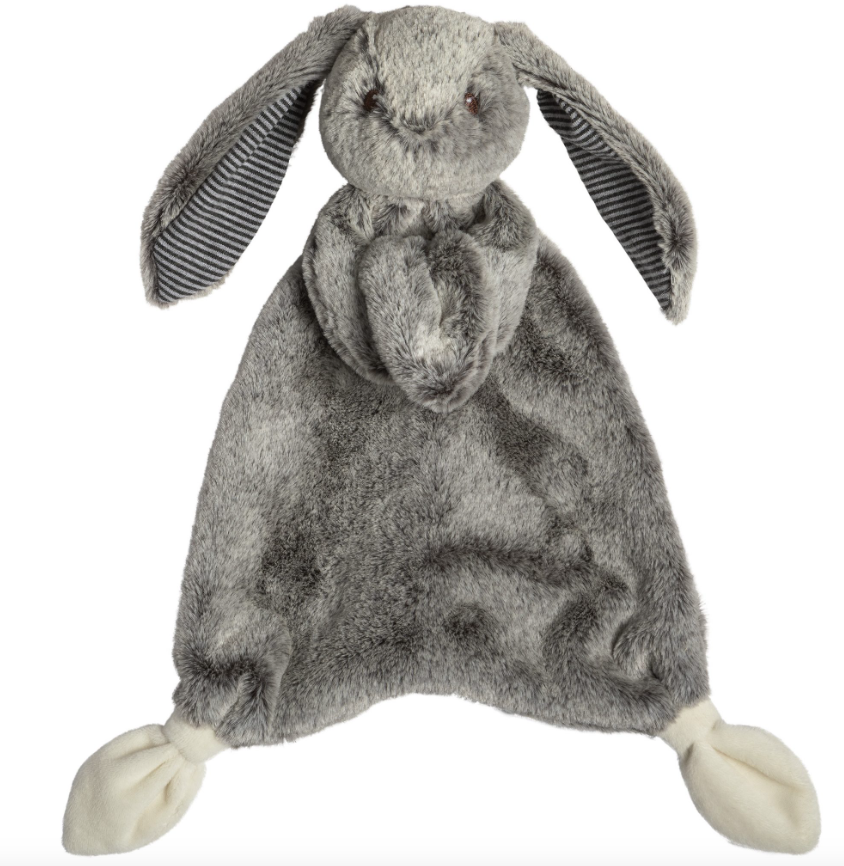Grey Silky Bunny Lovey