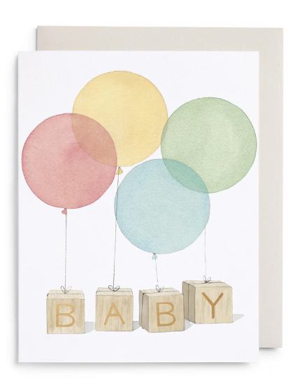 Baby Blocks Card