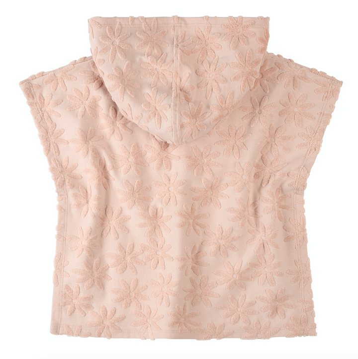 Pink Beach Knit Poncho