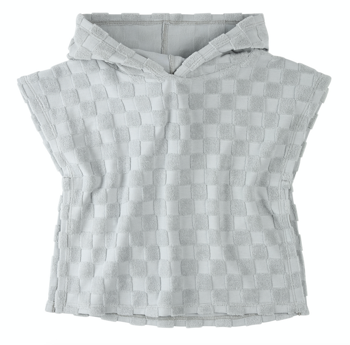 Blue Beach Knit Poncho