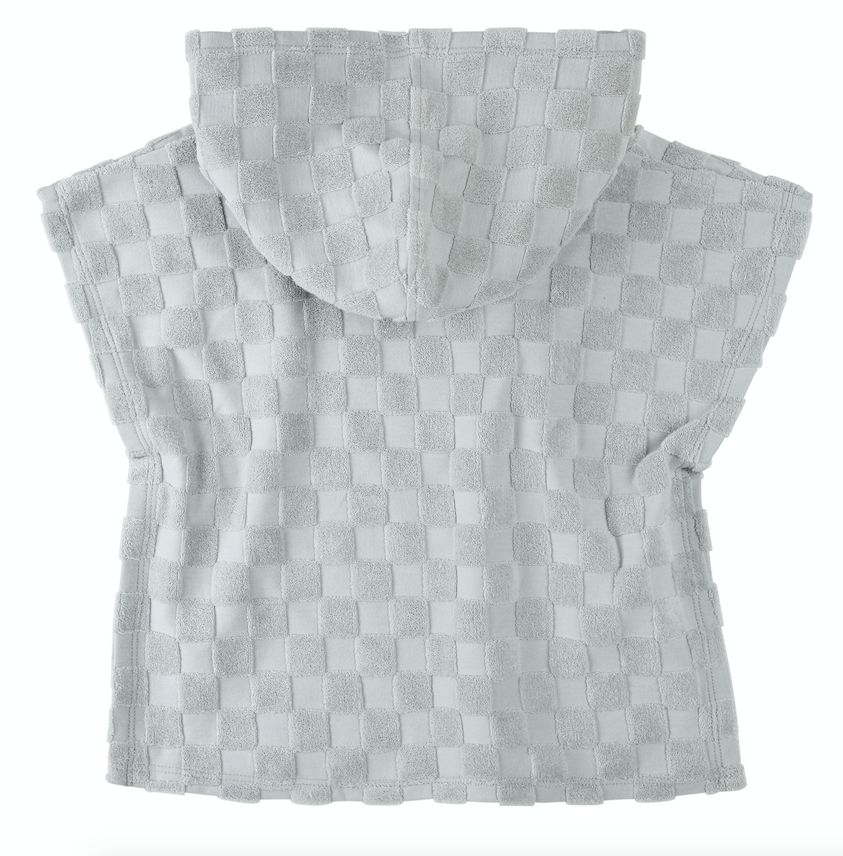 Blue Beach Knit Poncho