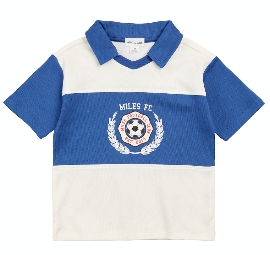 Royal Blue Miles Polo Top