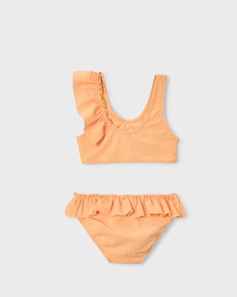Orange Ruffle Bikini | 3733
