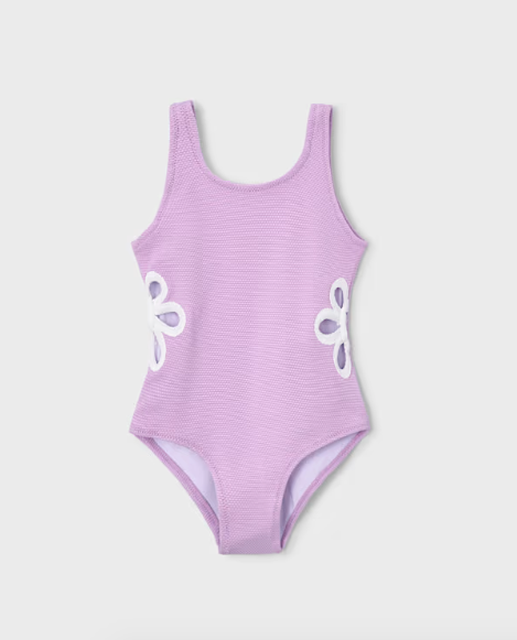 Purple Open Side Swimsuit | 3736