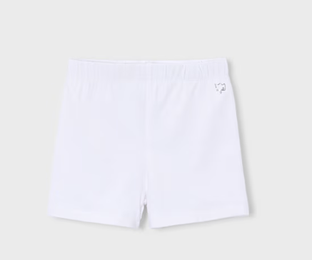 White Biker Shorts | 212