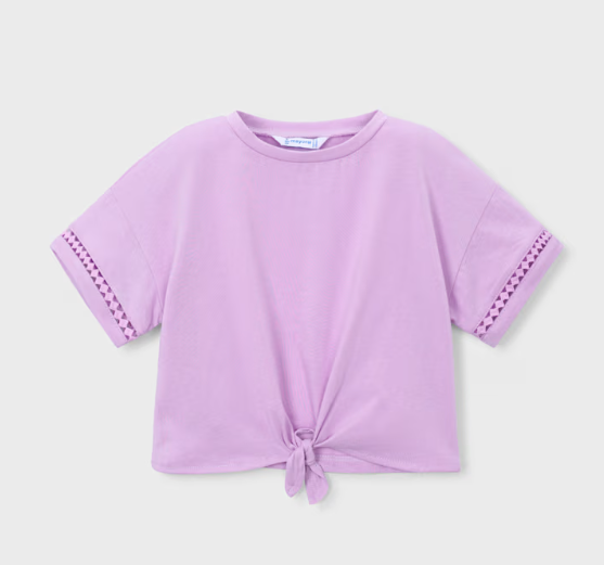 Lilac Tie Front Top | 3012