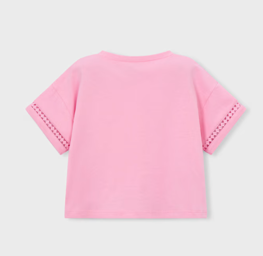 Pink Tie Front Top | 3012