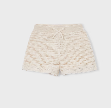 Lilac Crochet Shorts | 3223