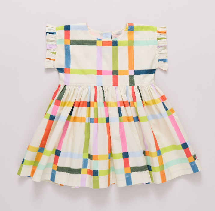 Adaline Dress | Multi Tattersail