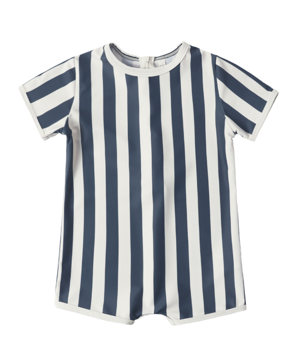 Shorty One Piece | Navy Stripe