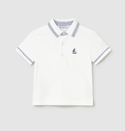 White Sailboat Polo | 1107