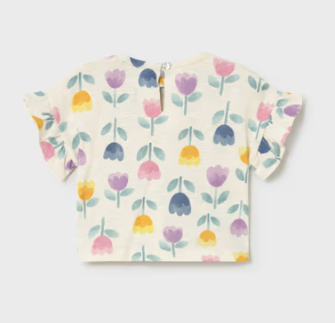 Tulip Print Top | 1082
