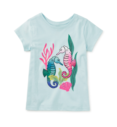 Seahorse Serenade Graphic Tee