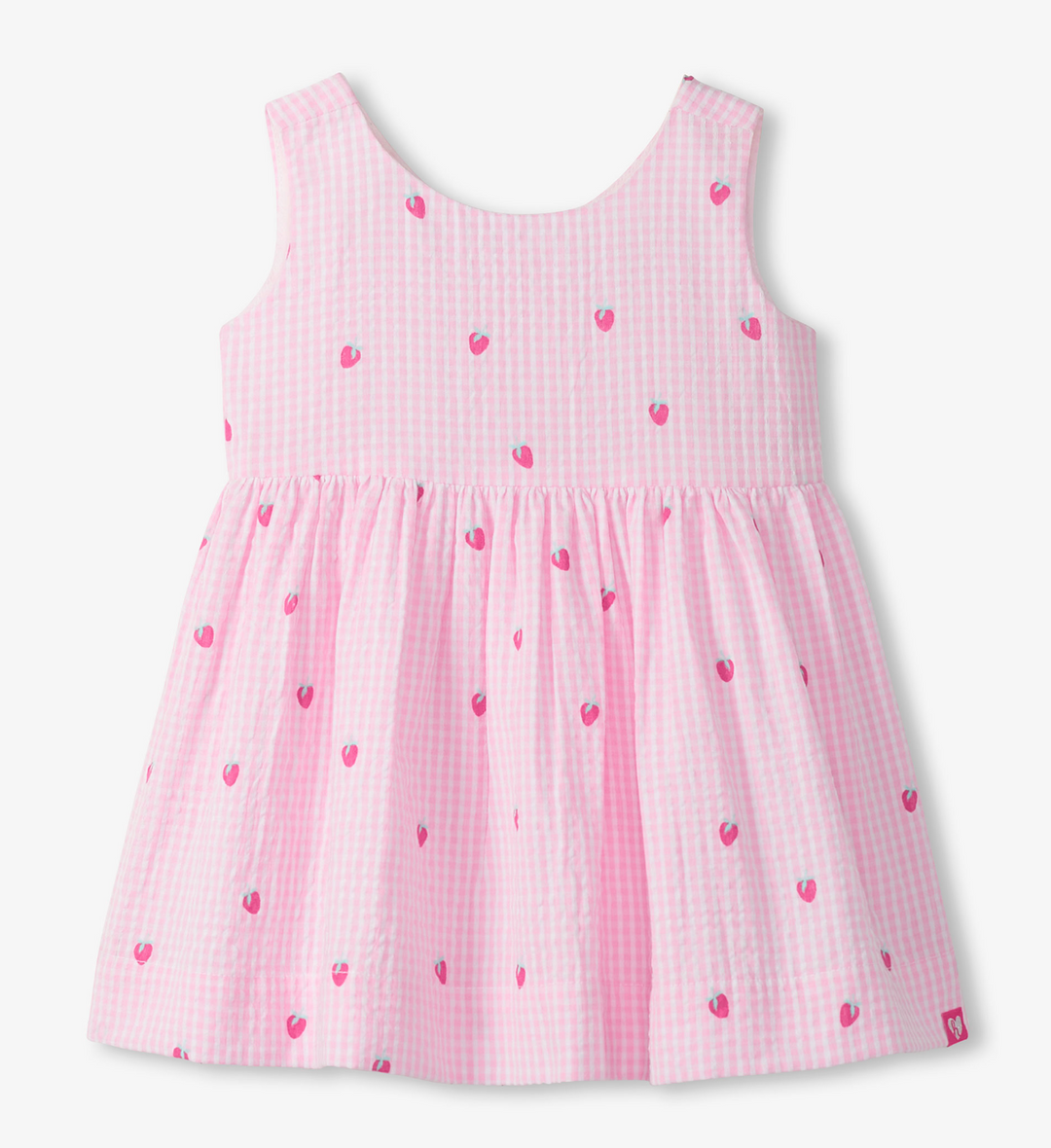 Sleeveless Party Dress | Teeny Berries Gingham