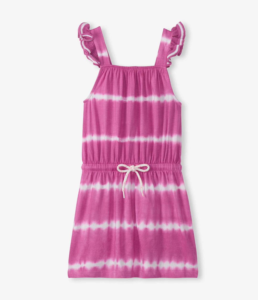 Tie Dye Crochet Sleeve Dress | Purple Orchid
