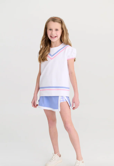 Prepletic Samantha Skort | Park City Periwinkle