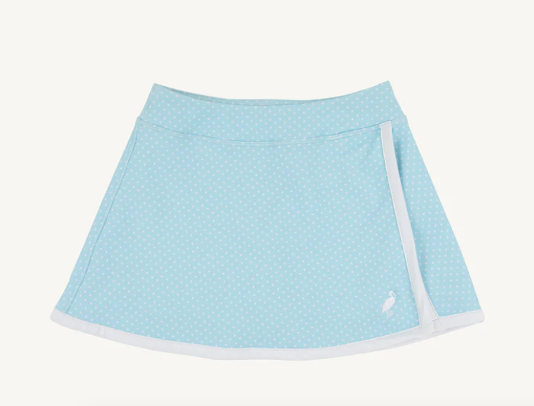 Prepletic Samantha Skort | Belhaven Blue Microdot