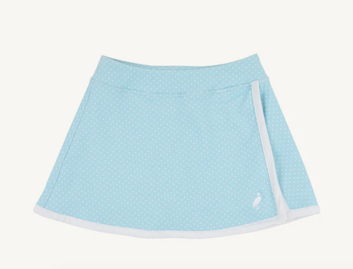 Prepletic Samantha Skort | Belhaven Blue Microdot