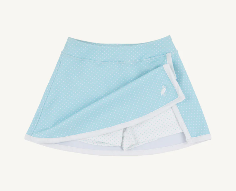 Prepletic Samantha Skort | Belhaven Blue Microdot