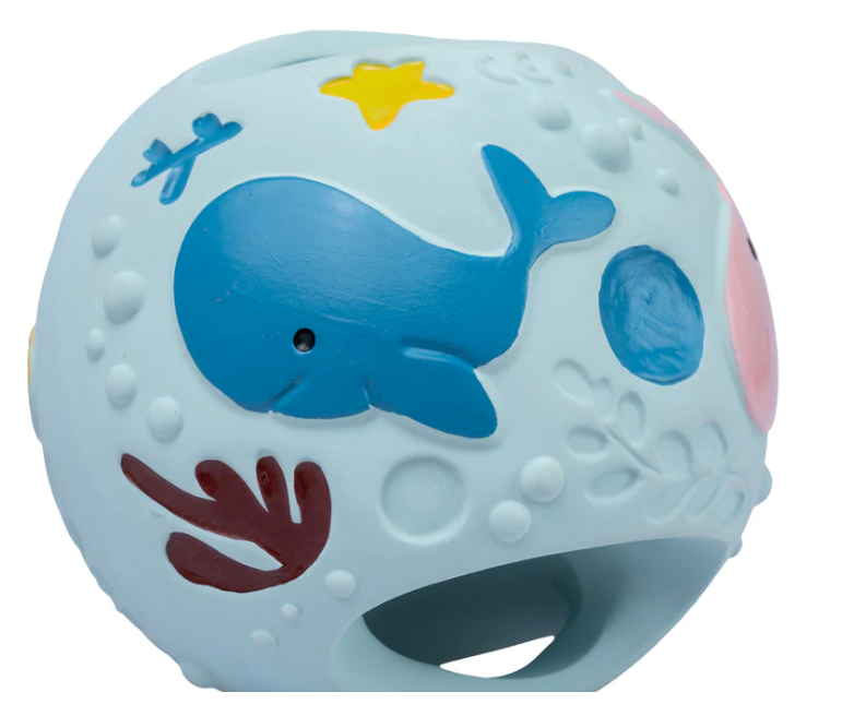 Vibrant Ocean Grabbing Ball