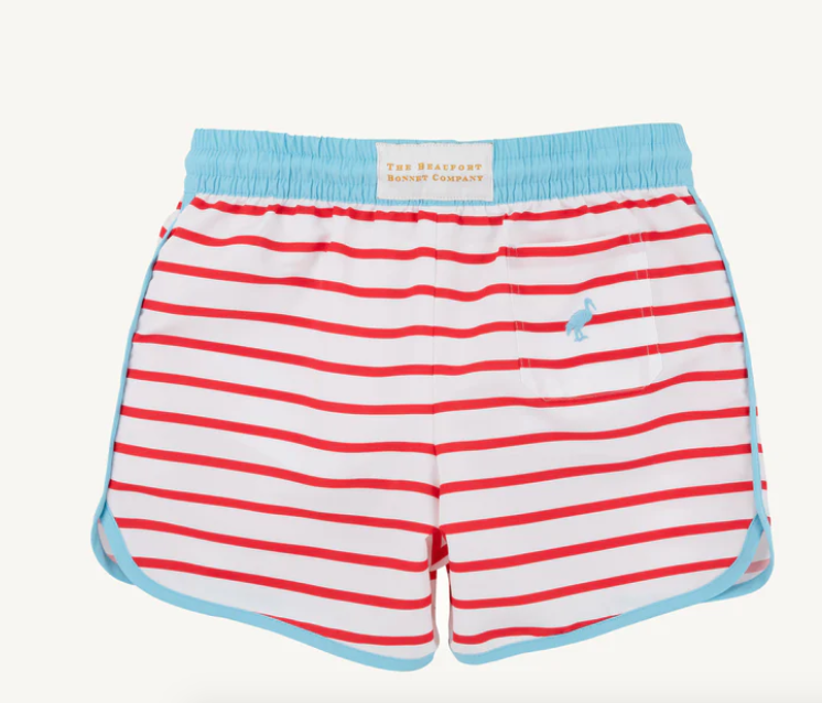 Tanner Trunks | Richmond Red Stripe