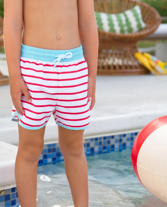 Tanner Trunks | Richmond Red Stripe