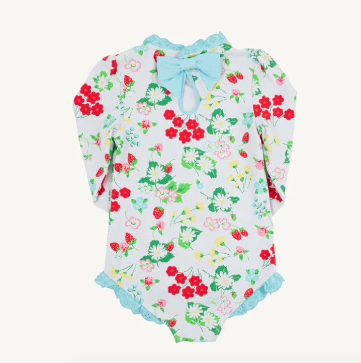 Sarasota Surf-Suit | Berry Sweet w/Belhaven Blue
