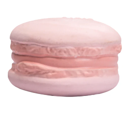 Macaroon Natural Rubber Teether