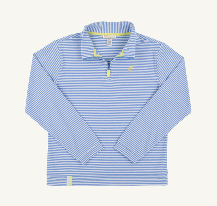 Prepletic Haywood Half-Zip | Barbados Blue Stripe