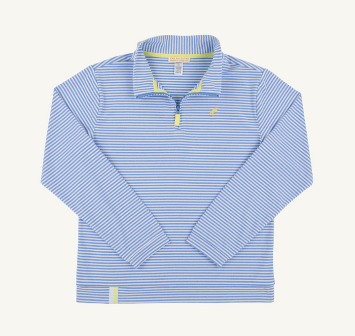 Prepletic Haywood Half-Zip | Barbados Blue Stripe