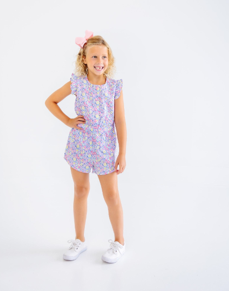 Marion Rose Romper | Briar Patch Petals