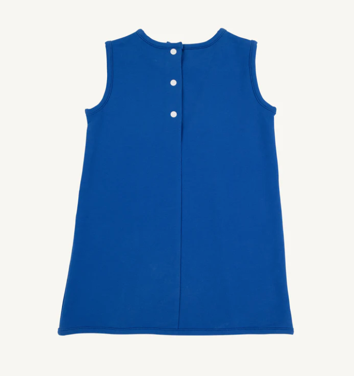 Annie Apron Dress | Rockefeller Royal Blue w/Stars
