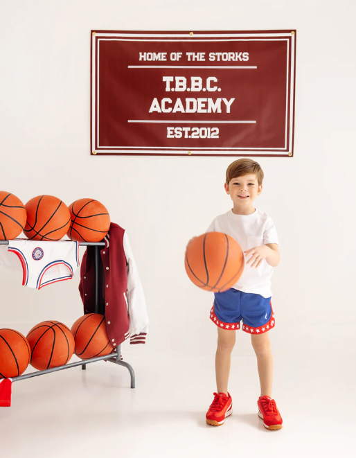 Prepletic Sheppy Shorts | Rockefeller Royal w/Richmond Red & Stars