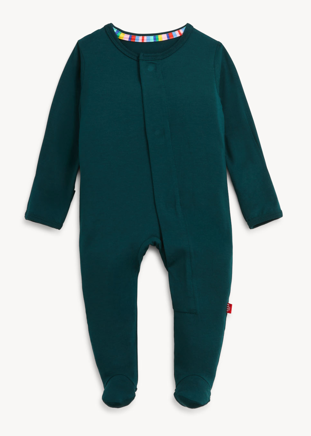 Green Solid Modal Footie