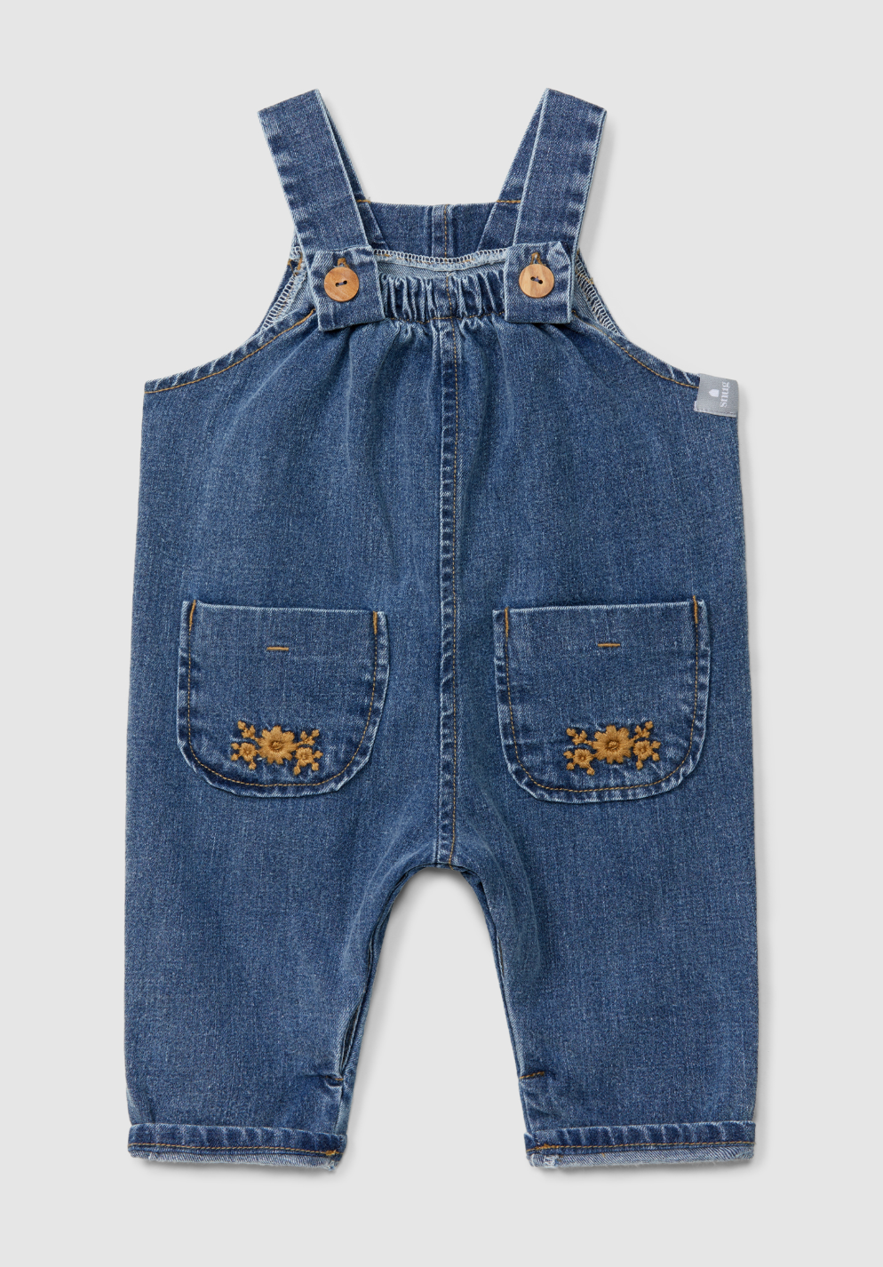 Overalls with Embroidery