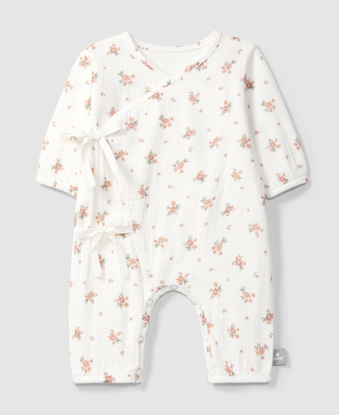 Beige Flowers Playsuit