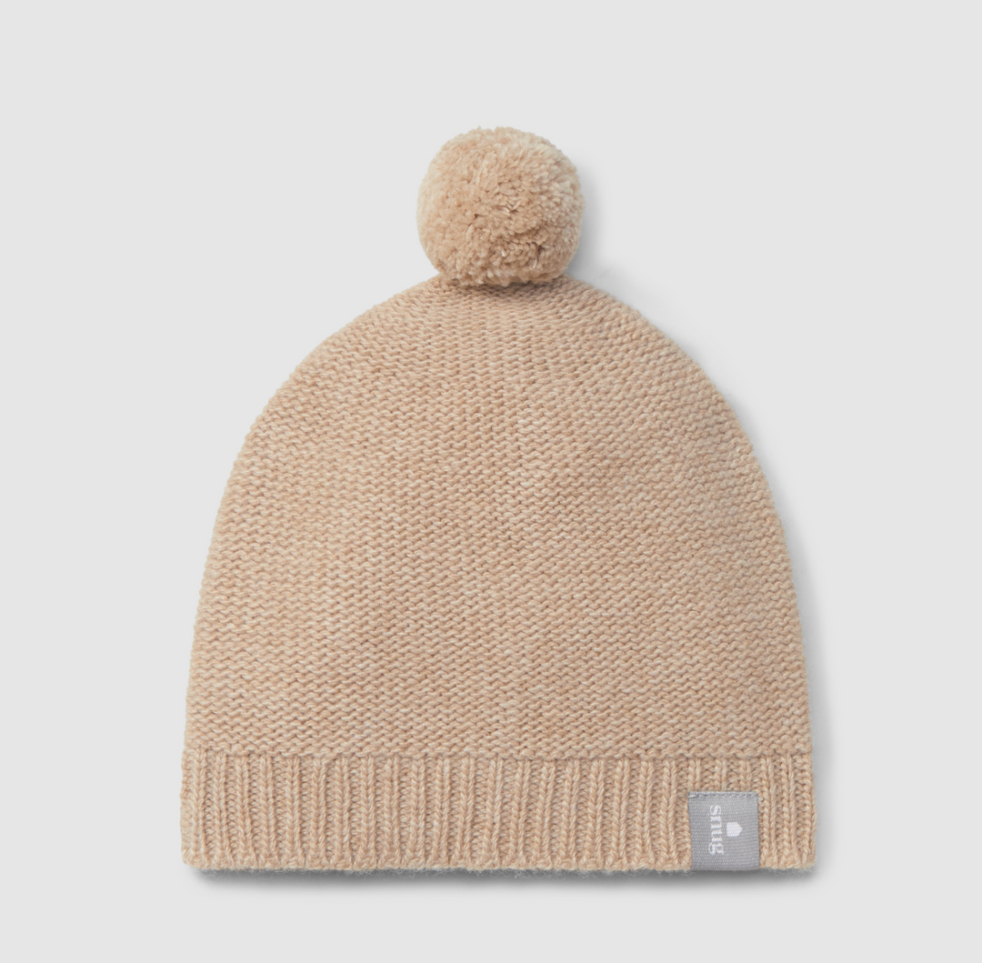 Beige Baby Beanie